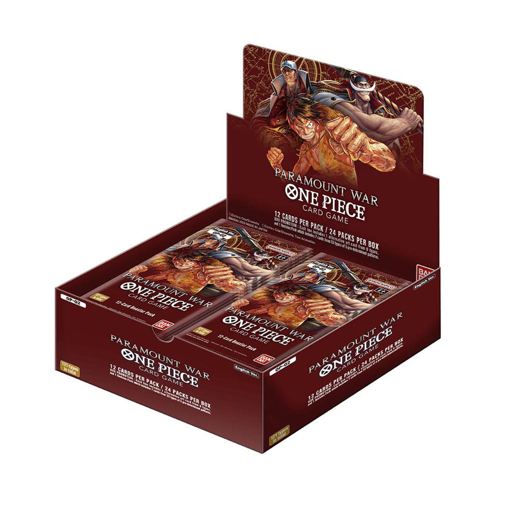 One Piece: OP-02 "Paramount War" English Booster Box